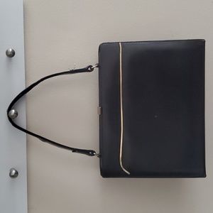Vintage J.L. Hudson Black Leather Handbag
